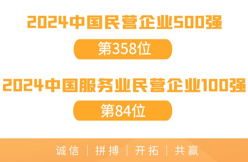 躬耕不辍 高质量发展│正圣金属荣膺中国民营企业500强、、、中国服务业民营企业100强